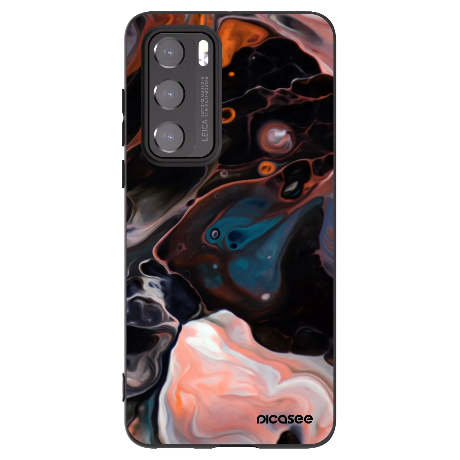 Picasee silikonový černý obal pro Huawei P40 - Cream