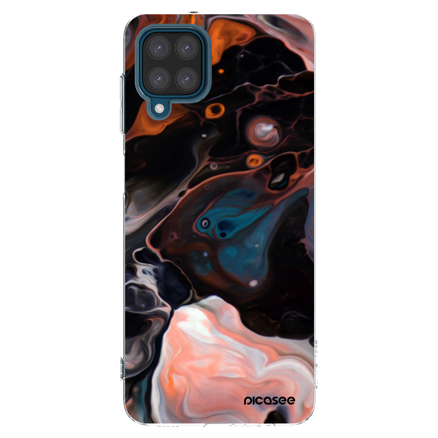 Picasee silikonový průhledný obal pro Samsung Galaxy A12 A125F - Cream