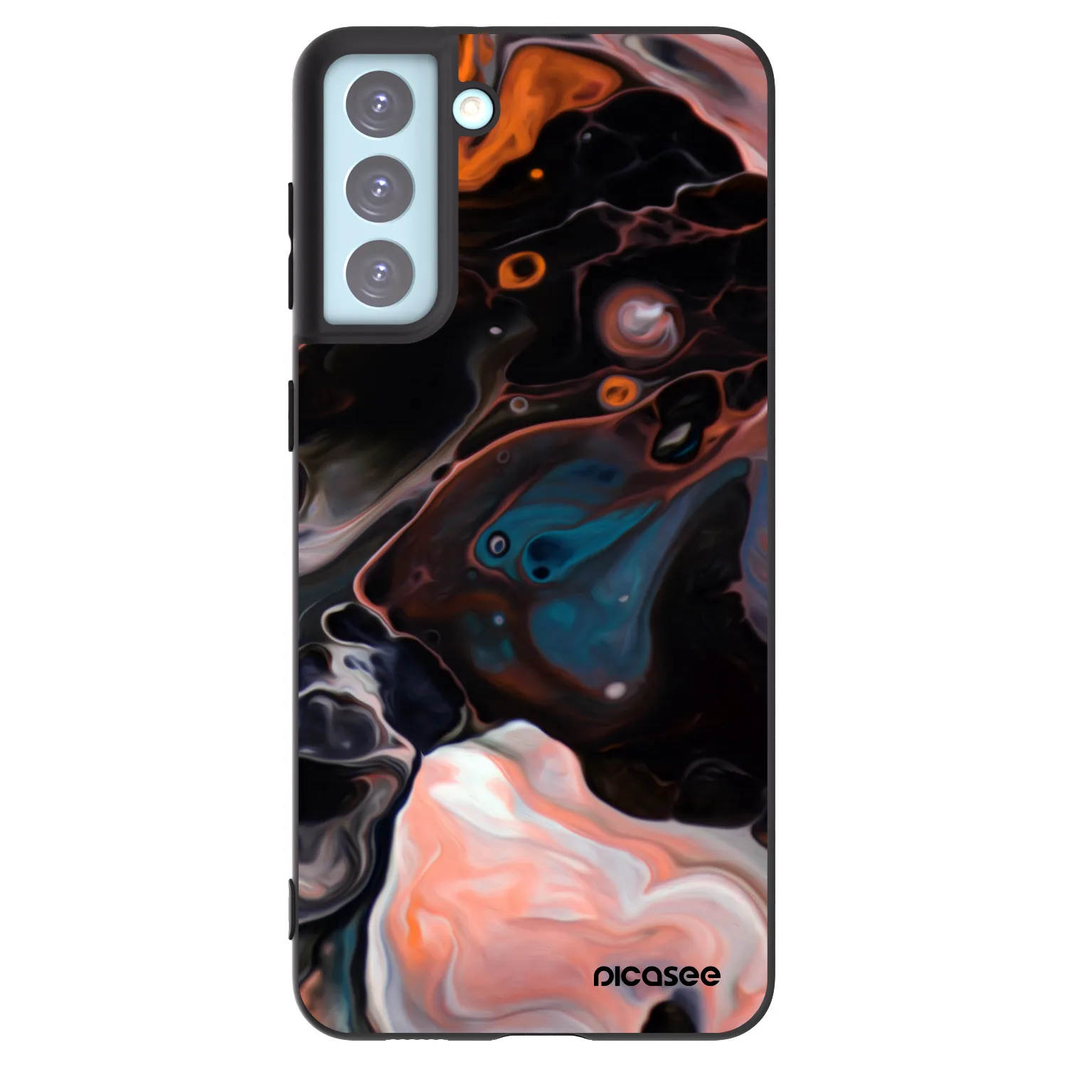 Picasee silikonový černý obal pro Samsung Galaxy S21+ 5G G996F - Cream