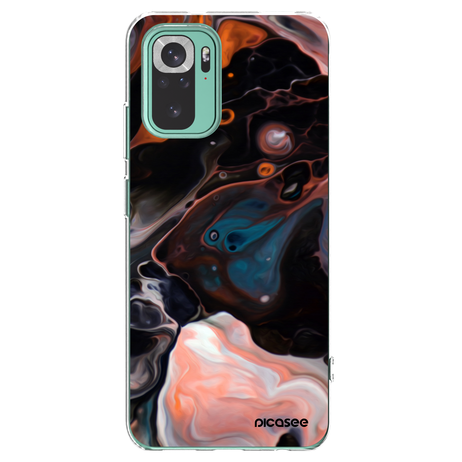 Picasee silikonový průhledný obal pro Xiaomi Redmi Note 10 Pro - Cream