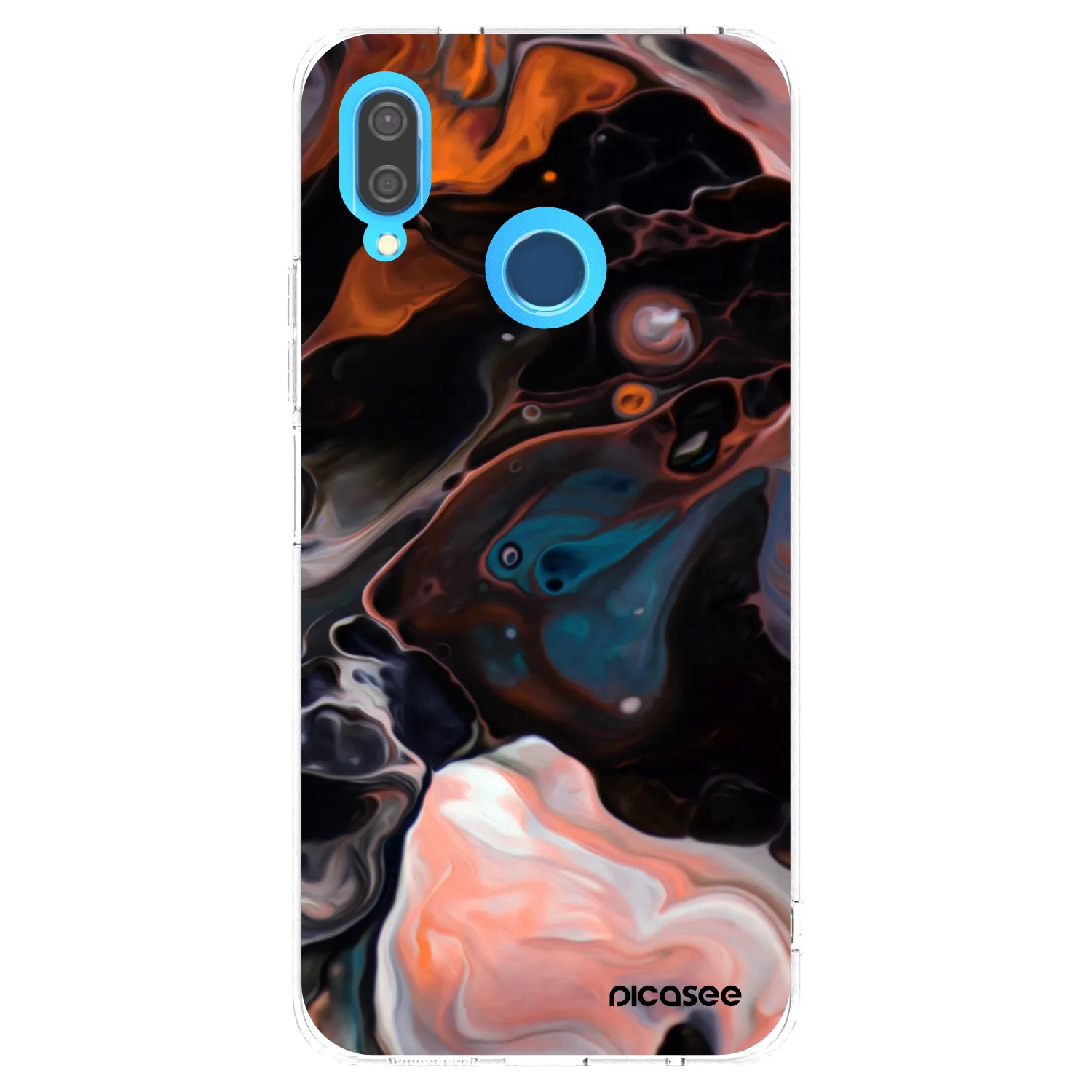 Picasee silikonový průhledný obal pro Huawei P20 Lite - Cream
