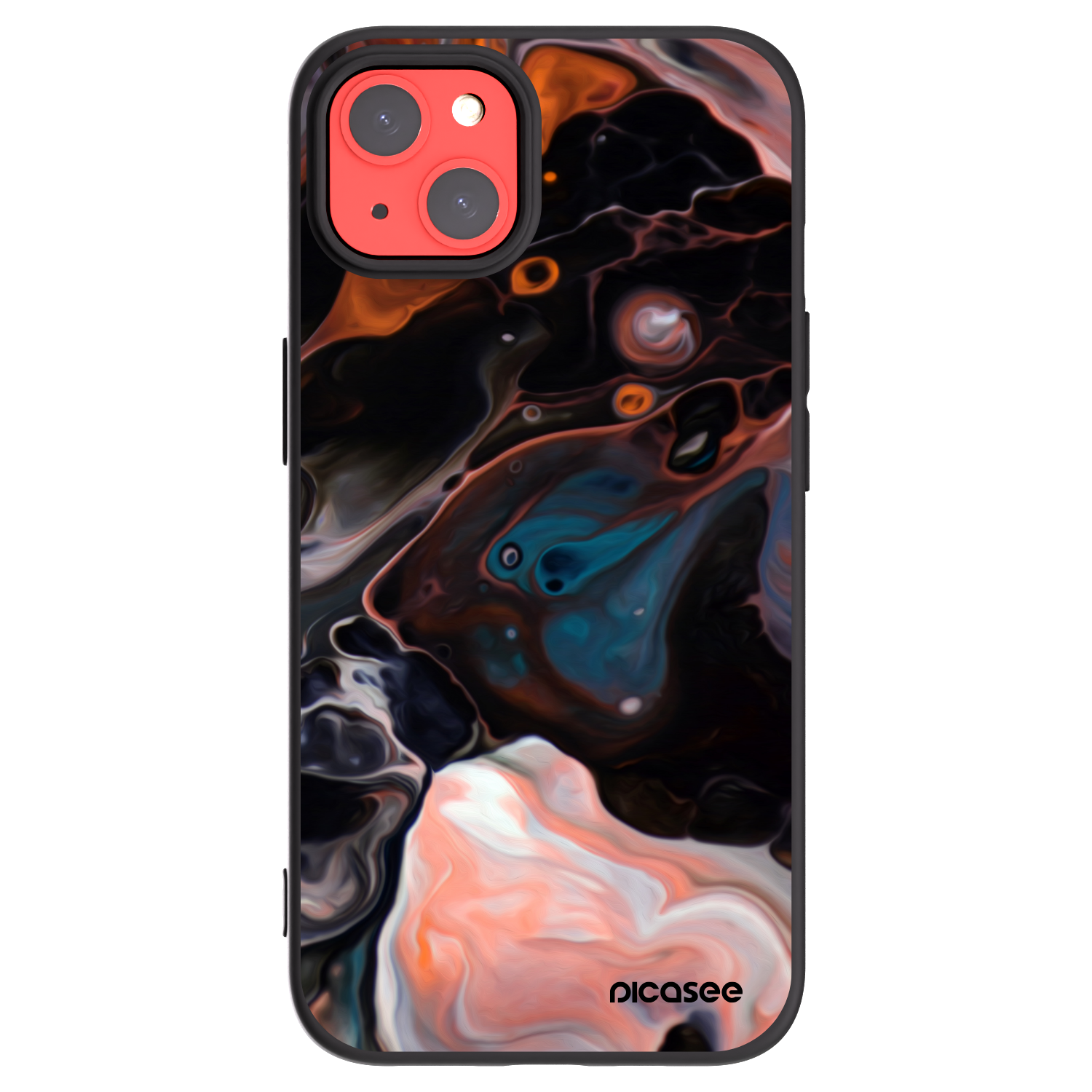 Picasee silikonový černý obal pro Apple iPhone 13 - Cream
