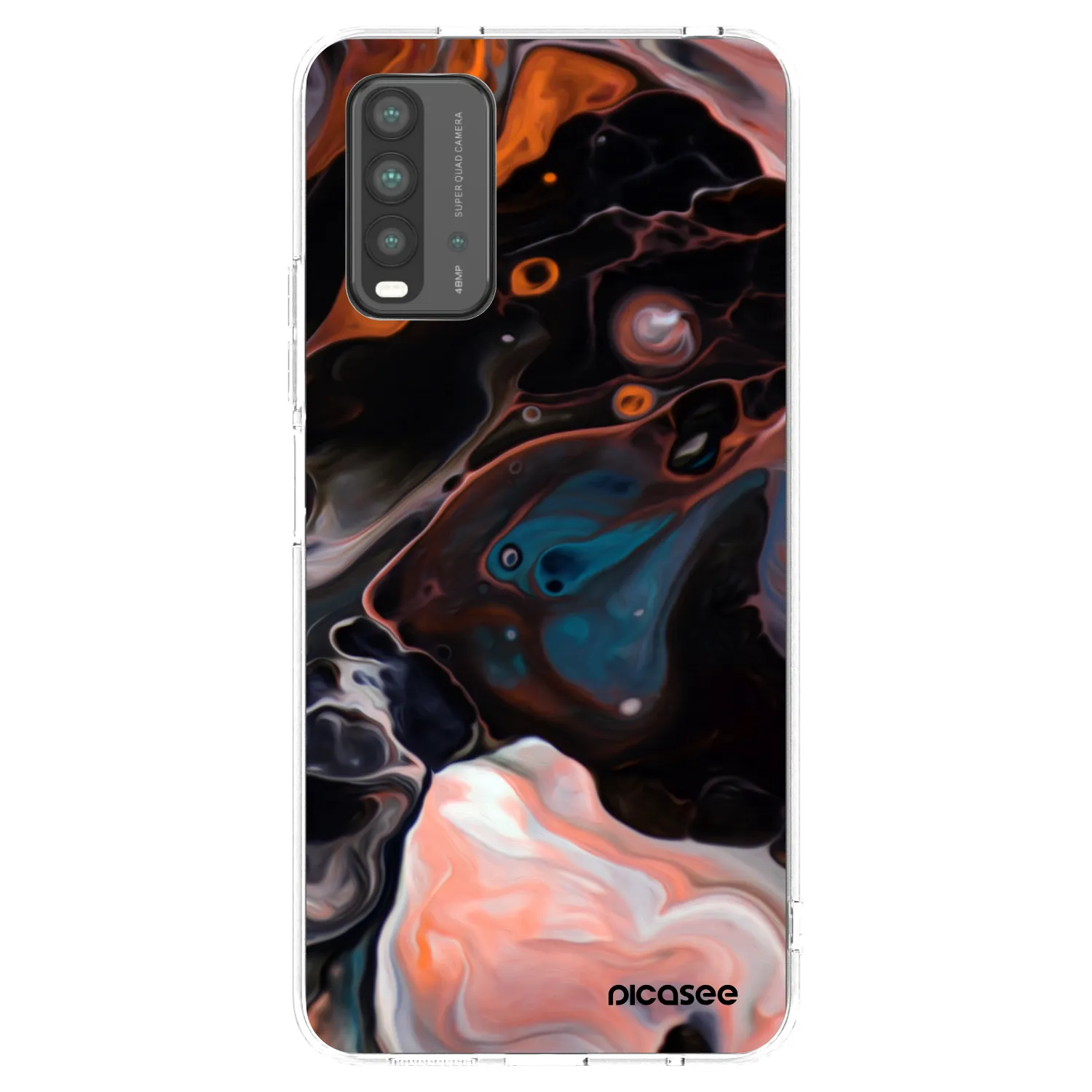 Picasee silikonový průhledný obal pro Xiaomi Redmi 9T - Cream