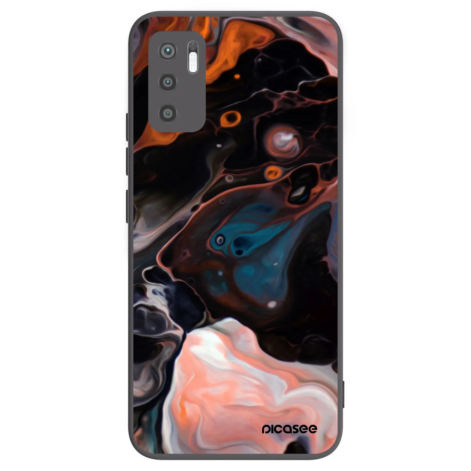 Picasee silikonový černý obal pro Xiaomi Redmi Note 10 5G - Cream