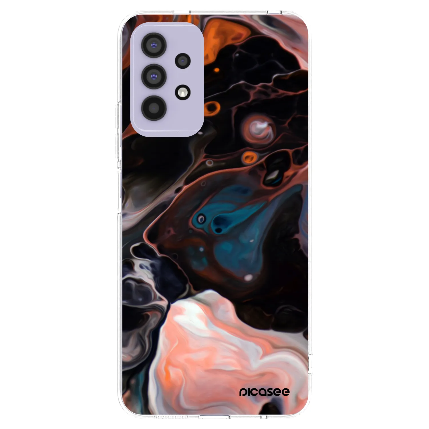 Picasee silikonový průhledný obal pro Samsung Galaxy A32 4G SM-A325F - Cream