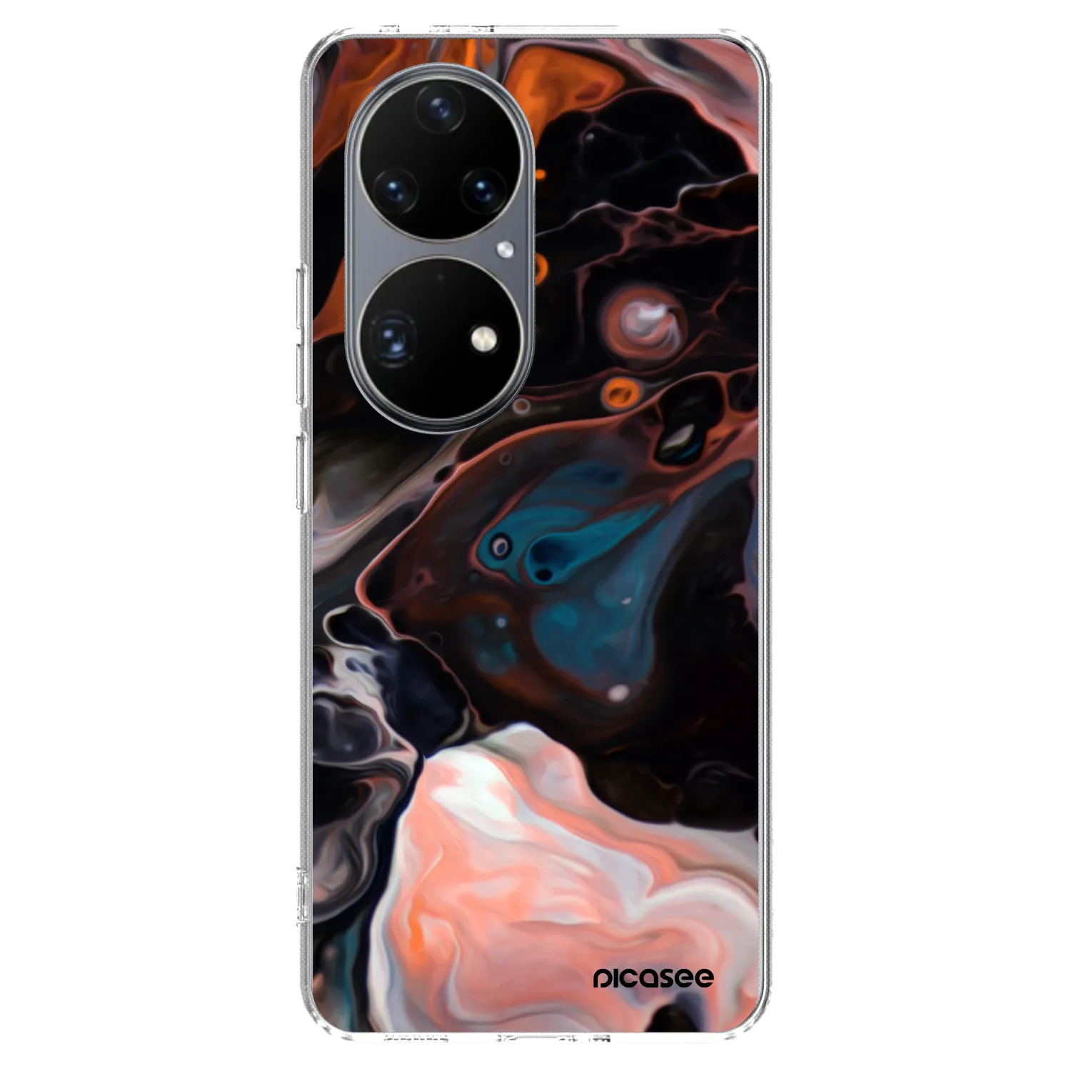 Picasee silikonový průhledný obal pro Huawei P50 - Cream