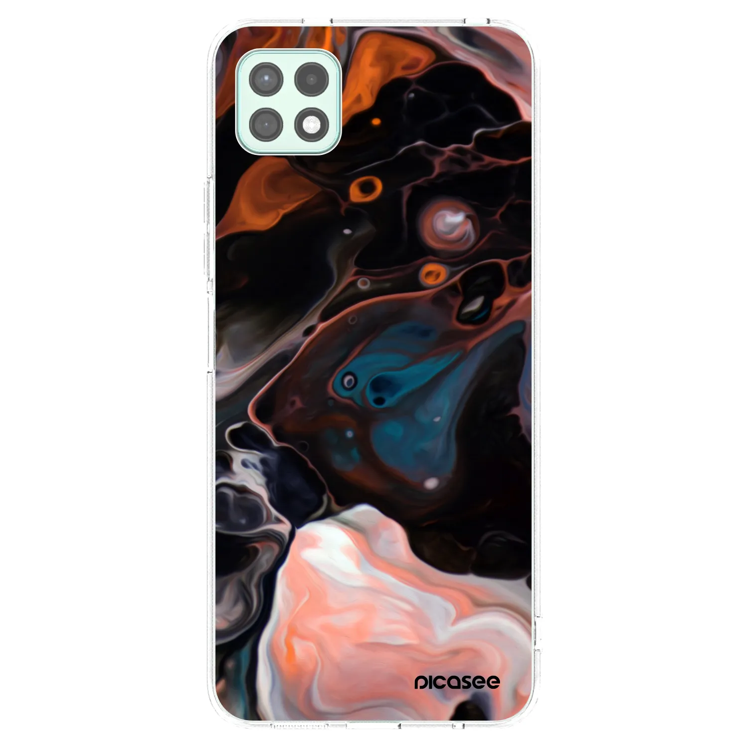 Picasee silikonový průhledný obal pro Samsung Galaxy A22 A226B 5G - Cream