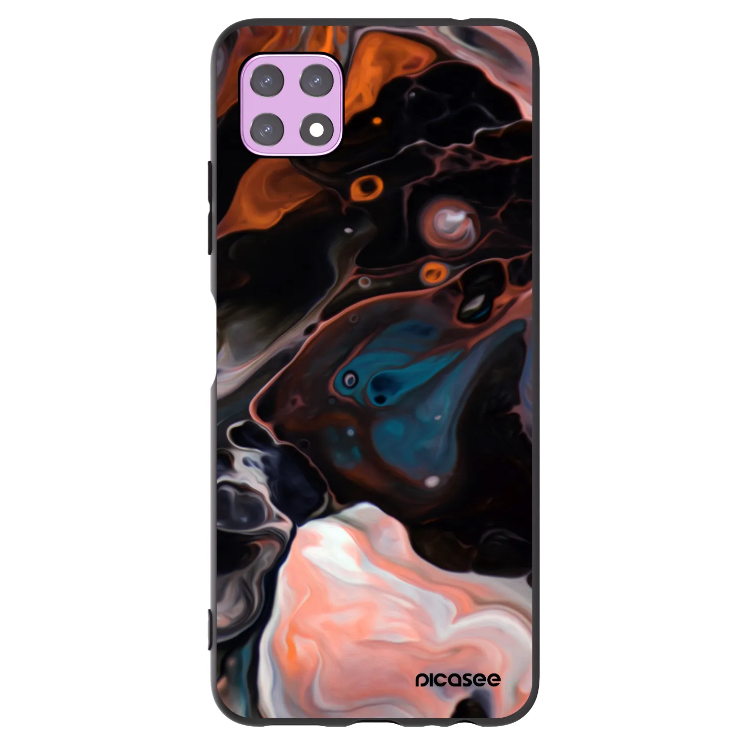 Picasee silikonový černý obal pro Samsung Galaxy A22 A226B 5G - Cream