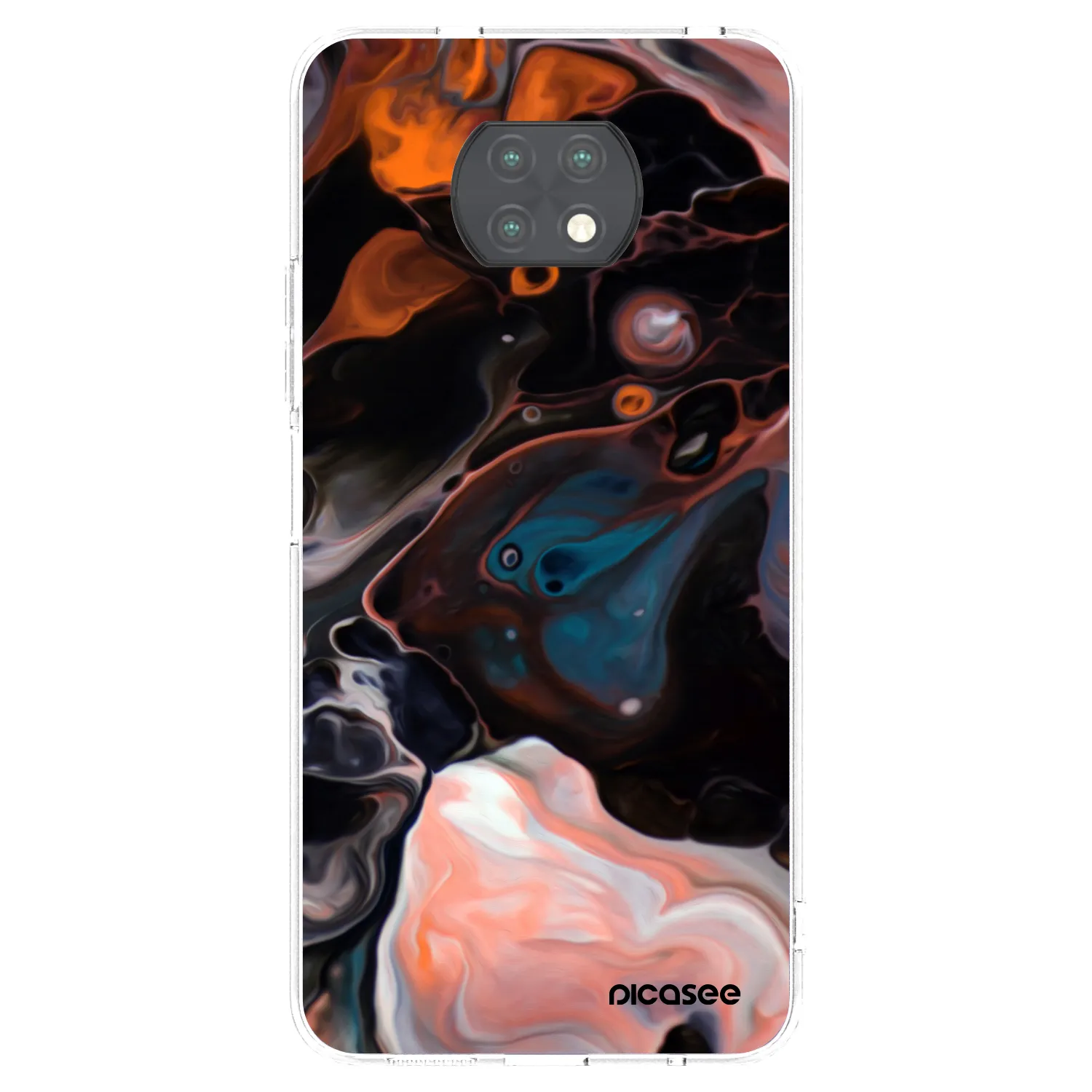 Picasee silikonový průhledný obal pro Xiaomi Redmi Note 9T - Cream