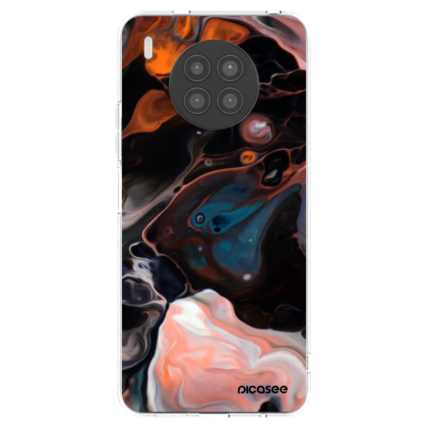 Picasee silikonový průhledný obal pro Huawei Nova 8i - Cream
