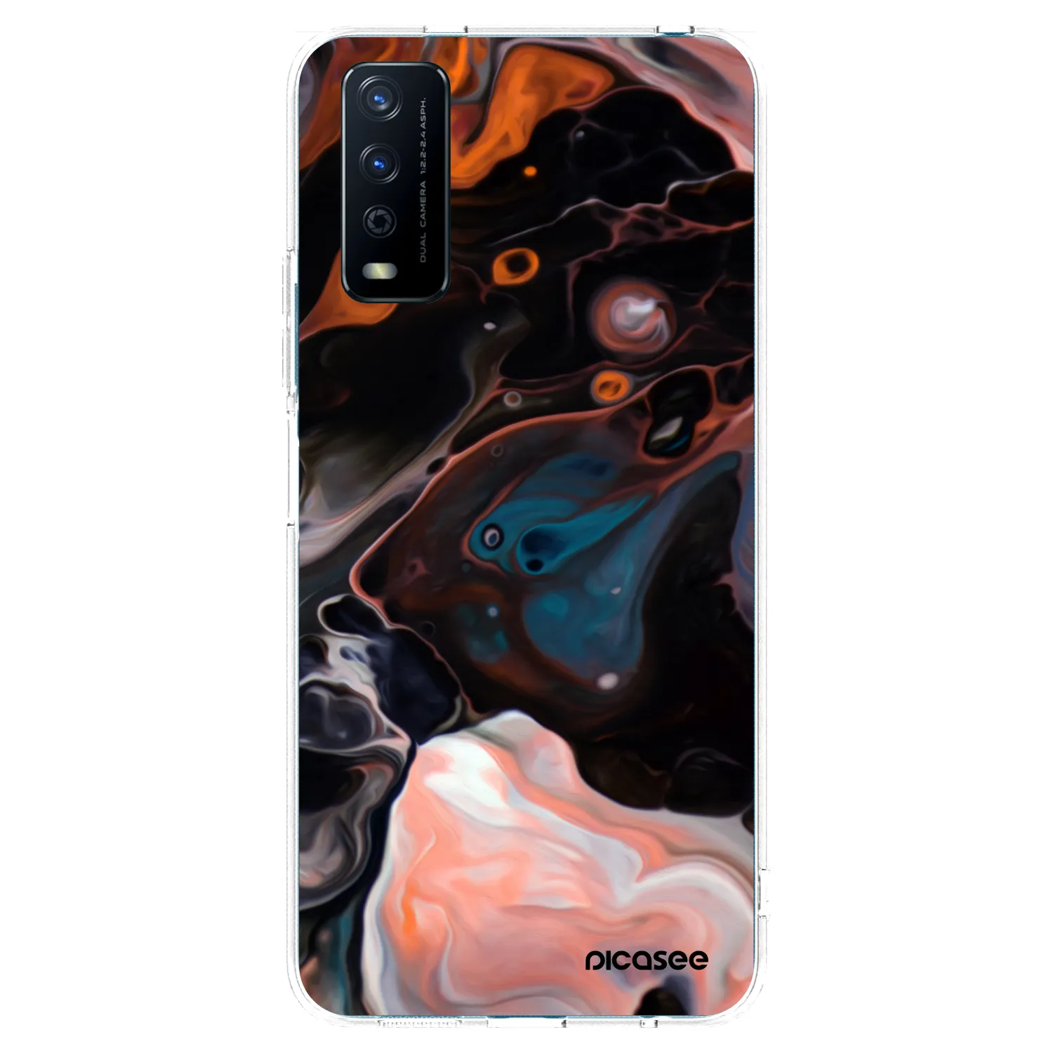 Picasee silikonový průhledný obal pro Vivo Y11s - Cream
