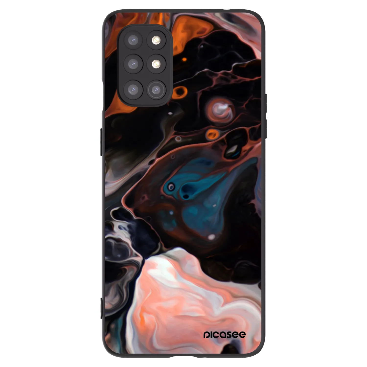 Picasee silikonový černý obal pro OnePlus 8T - Cream