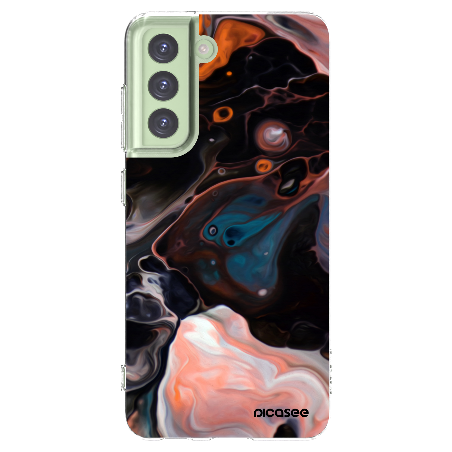 Picasee silikonový průhledný obal pro Samsung Galaxy S21 FE 5G - Cream