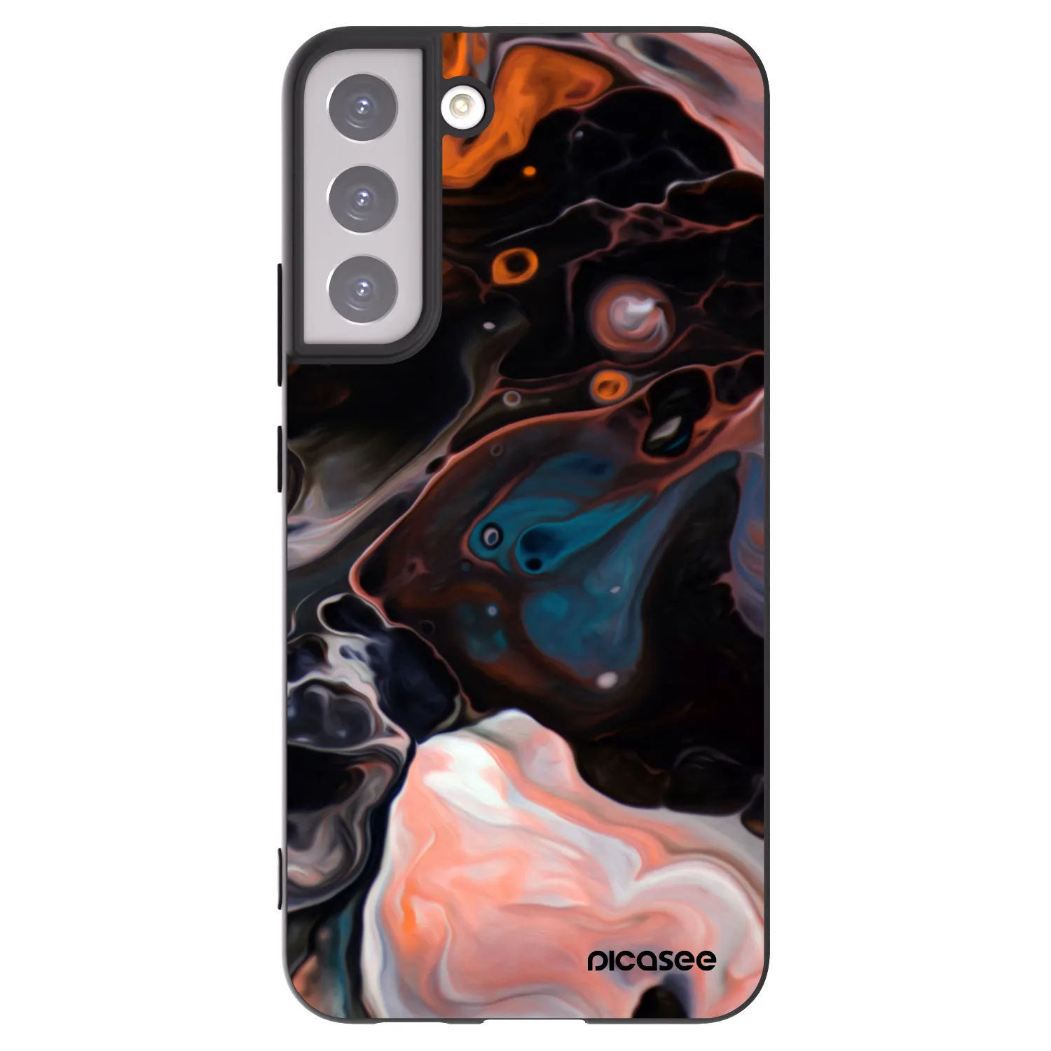 Picasee silikonový černý obal pro Samsung Galaxy S22+ 5G - Cream