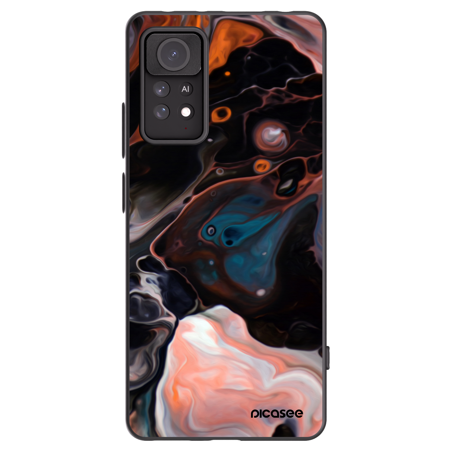 Picasee silikonový černý obal pro Xiaomi Redmi Note 11 Pro 5G - Cream