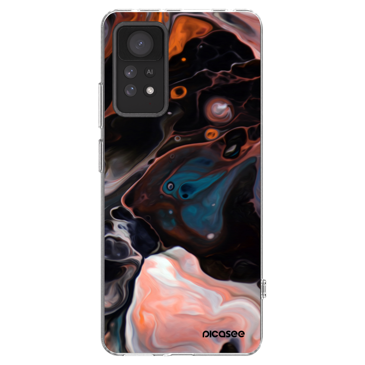 Picasee silikonový průhledný obal pro Xiaomi Redmi Note 11 Pro 5G - Cream