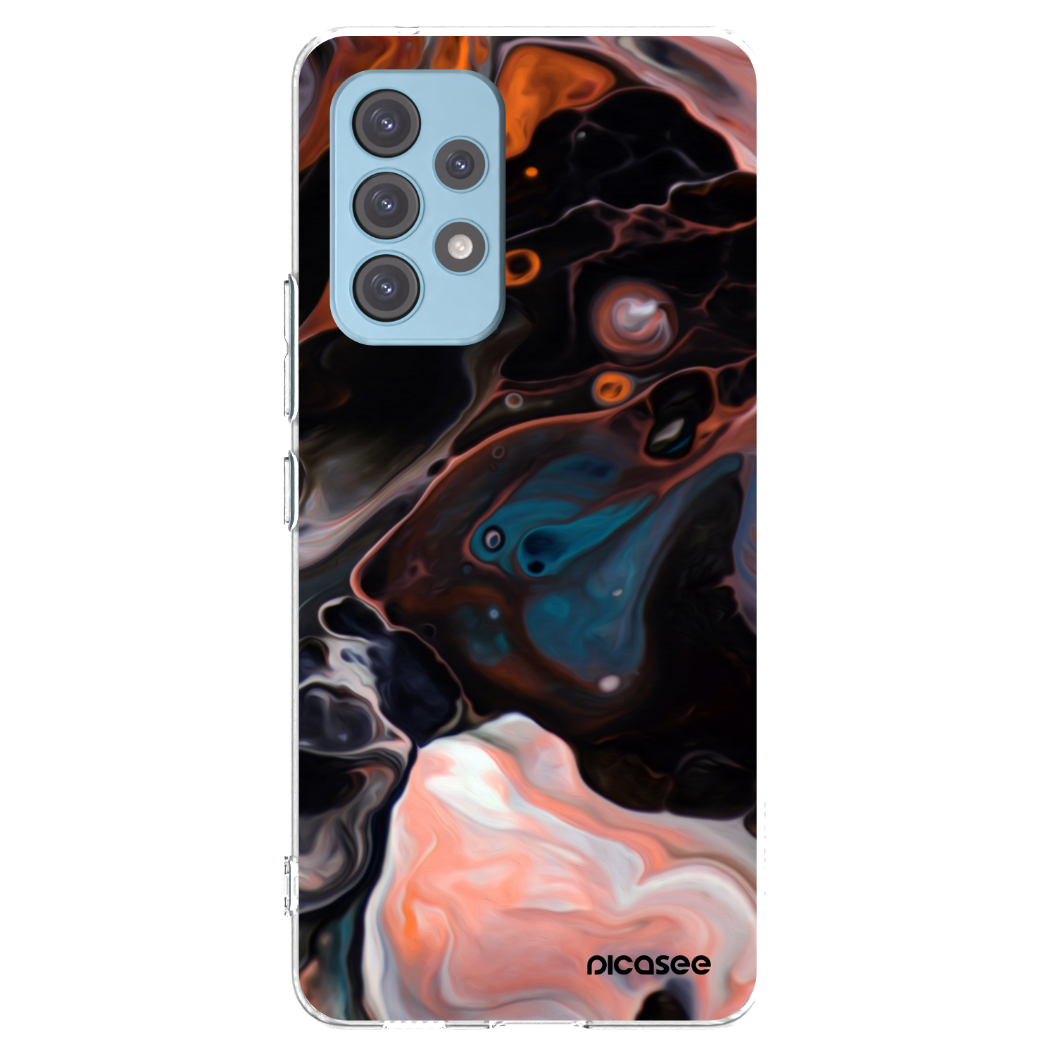 Picasee silikonový průhledný obal pro Samsung Galaxy A53 5G A536 - Cream