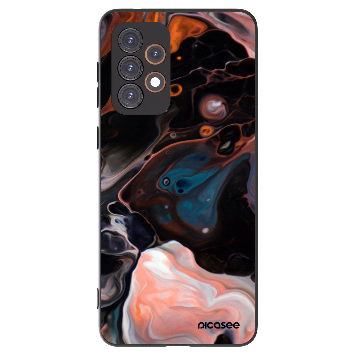 Picasee silikonový černý obal pro Samsung Galaxy A33 5G A336 - Cream