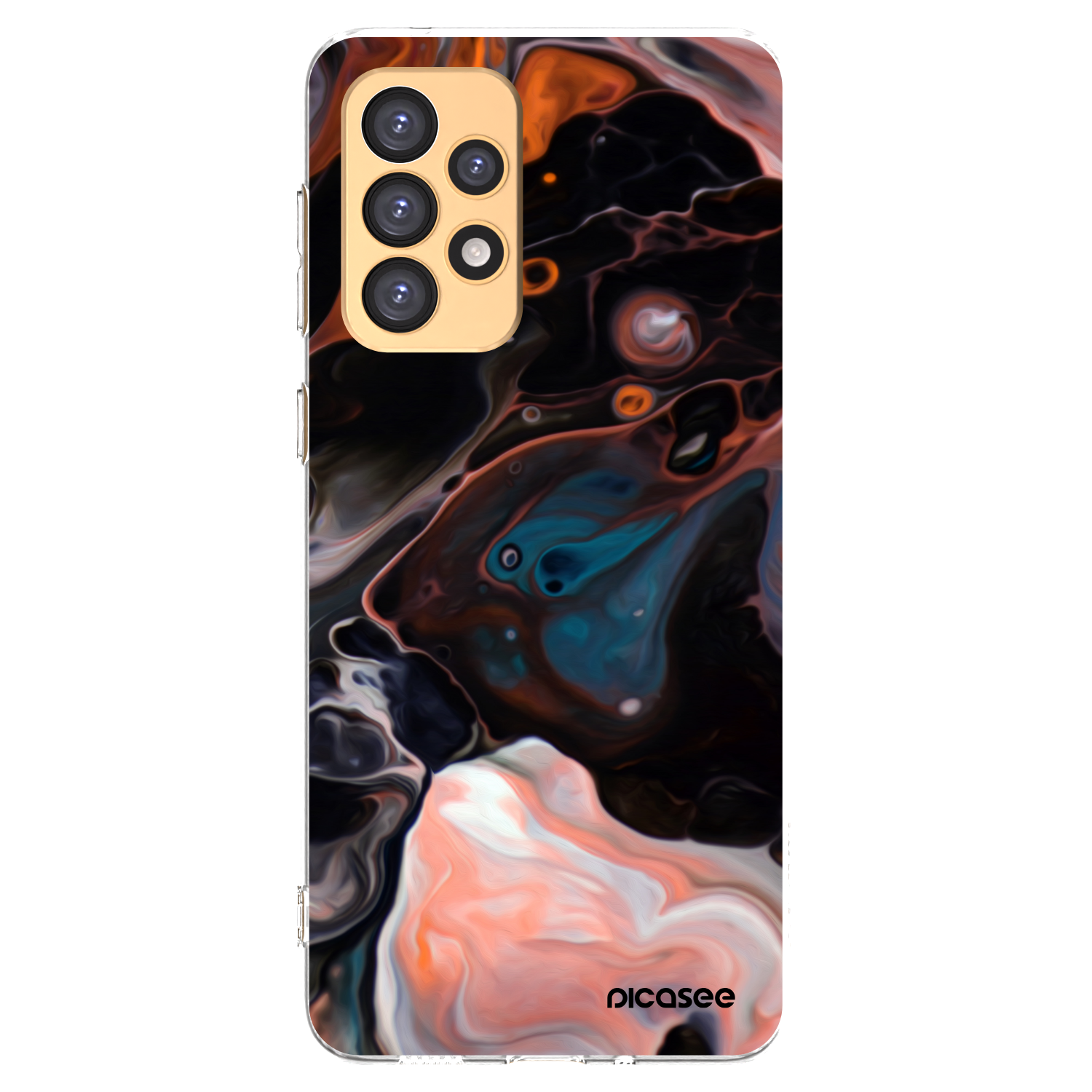 Picasee silikonový průhledný obal pro Samsung Galaxy A33 5G A336 - Cream