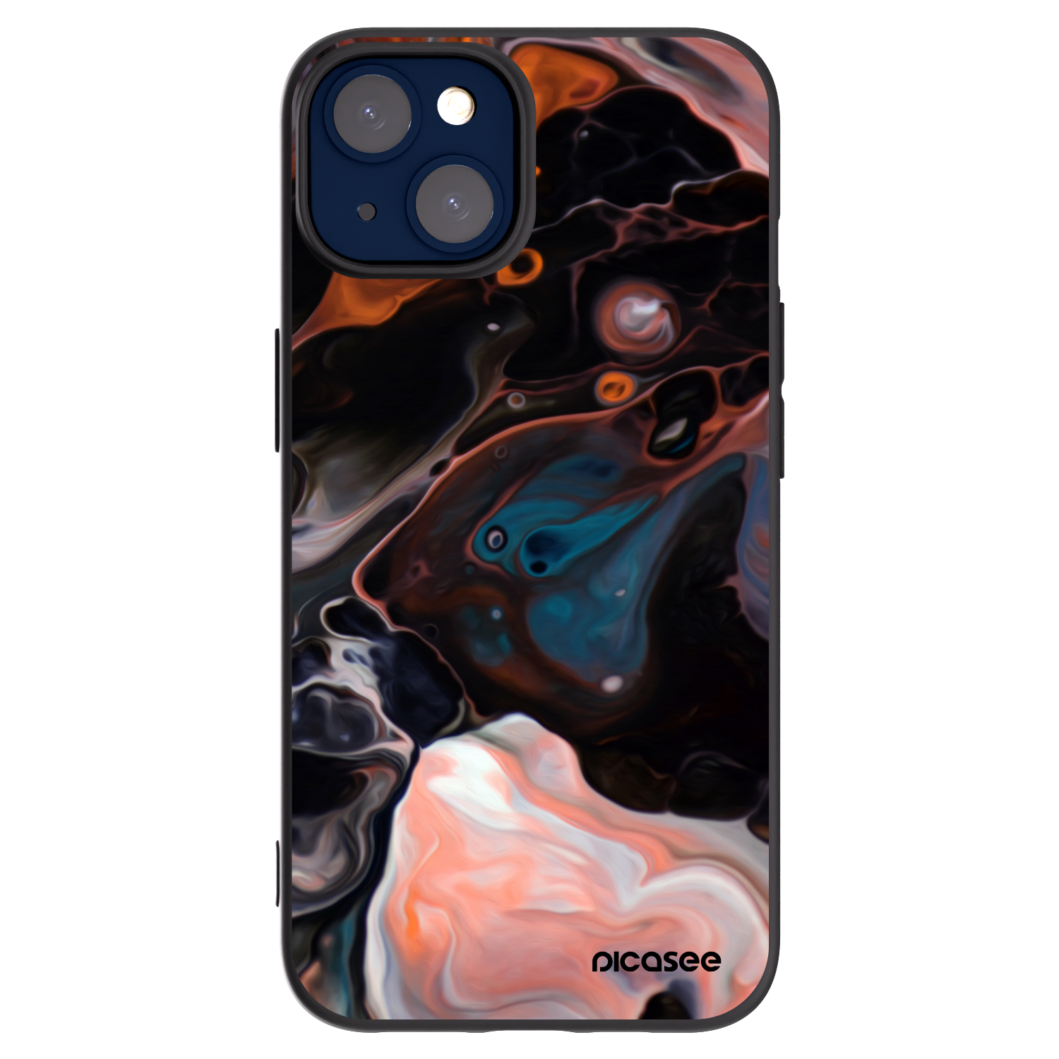 Picasee silikonový černý obal pro Apple iPhone 14 - Cream