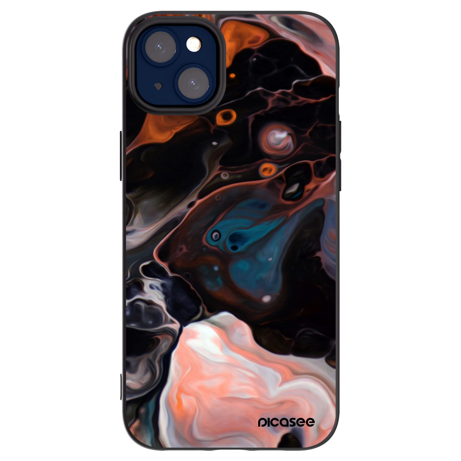 Picasee silikonový černý obal pro Apple iPhone 14 Plus - Cream