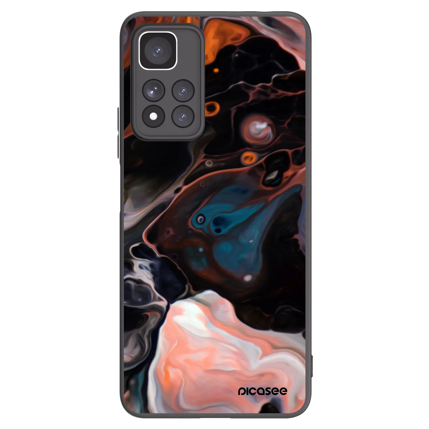 Picasee silikonový černý obal pro Xiaomi Redmi Note 11 Pro+ 5G - Cream