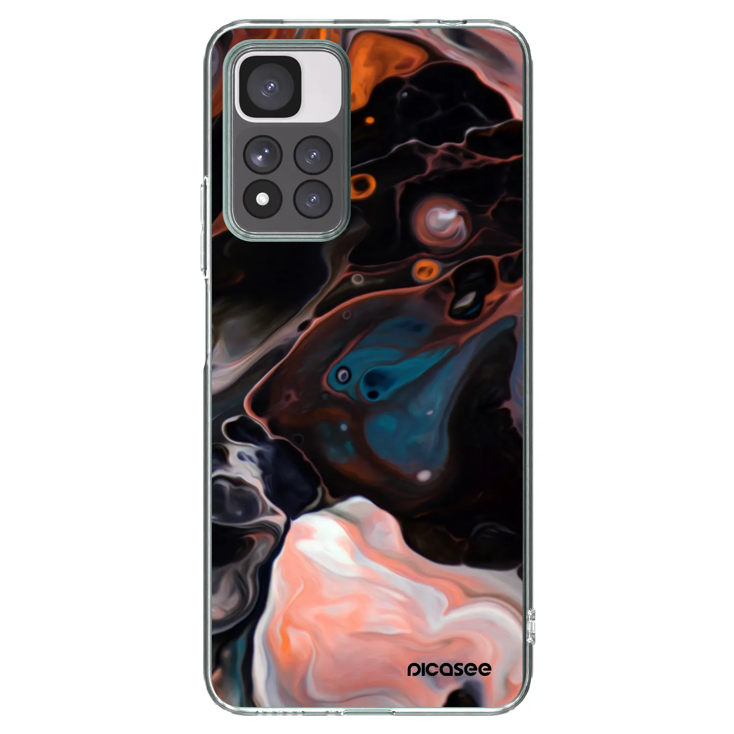 Picasee silikonový průhledný obal pro Xiaomi Redmi Note 11 Pro+ 5G - Cream