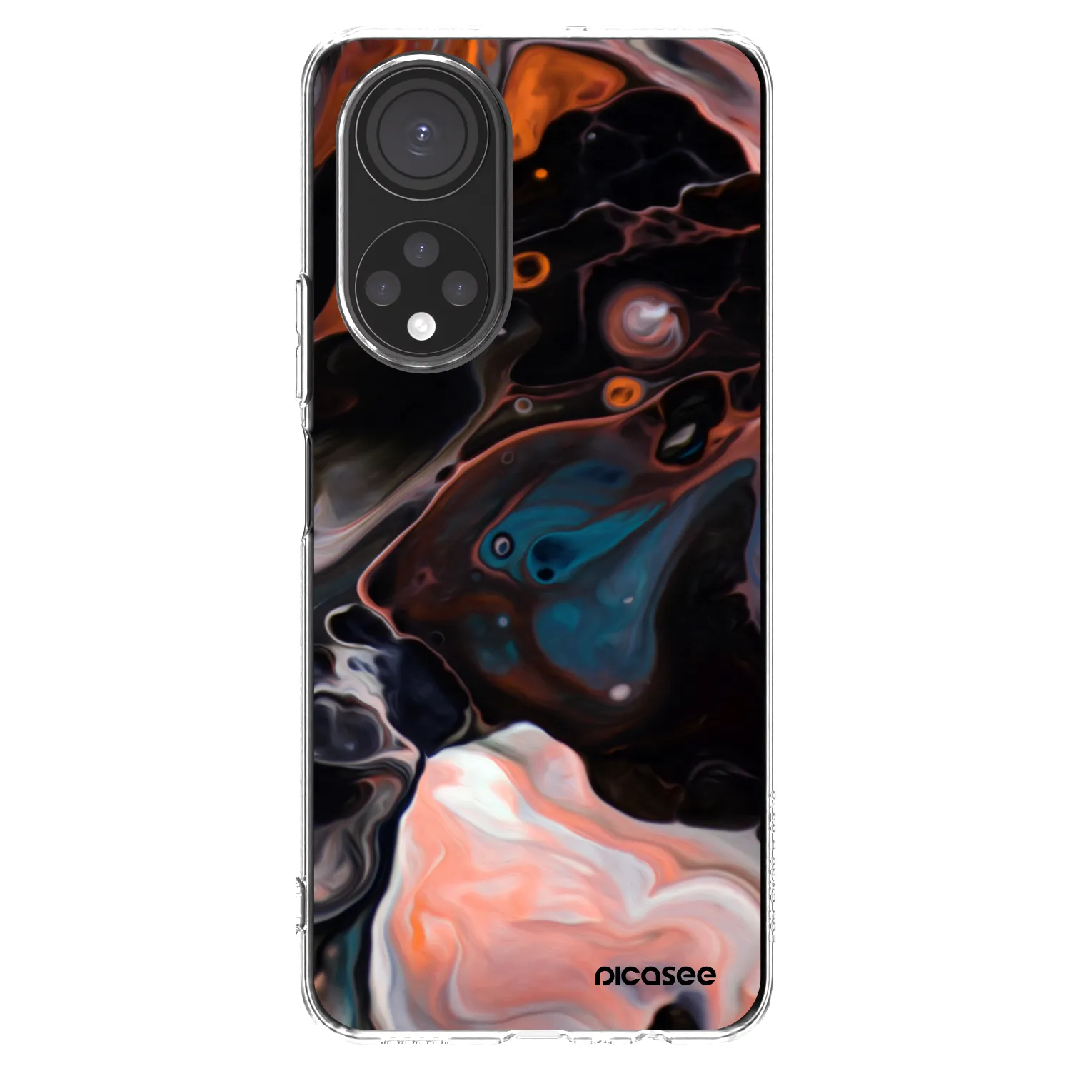 Picasee silikonový průhledný obal pro Honor X7 - Cream