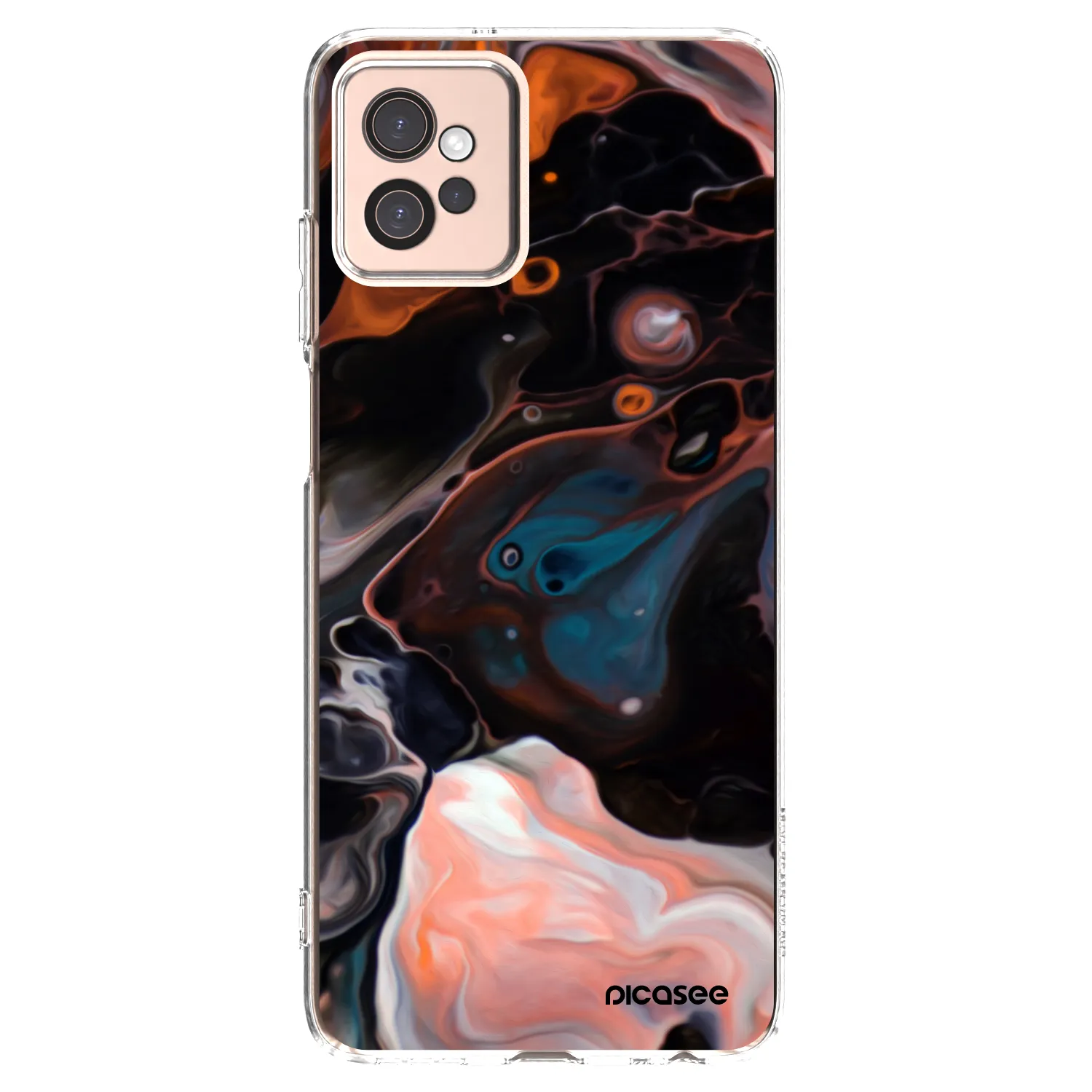 Picasee silikonový průhledný obal pro Motorola Moto G32 - Cream