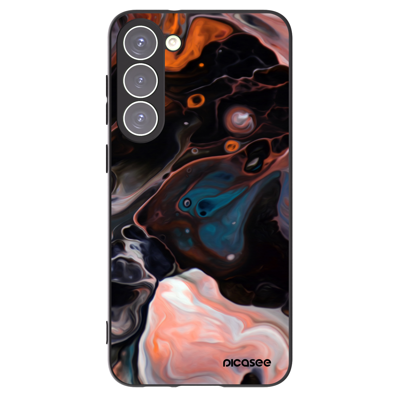 Picasee silikonový černý obal pro Samsung Galaxy S23+ 5G - Cream