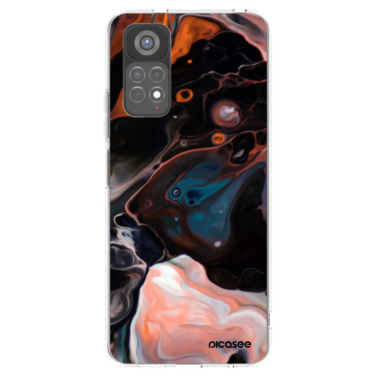 Picasee silikonový průhledný obal pro Xiaomi Redmi Note 11S 5G - Cream