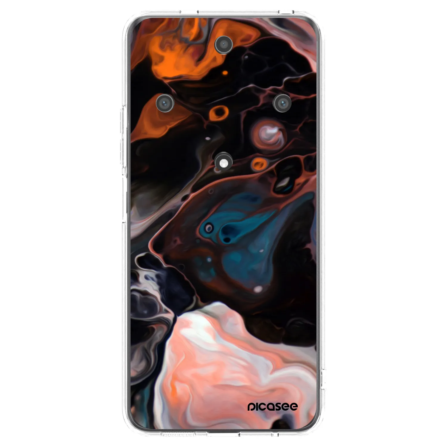 Picasee silikonový průhledný obal pro Honor Magic5 Lite 5G - Cream