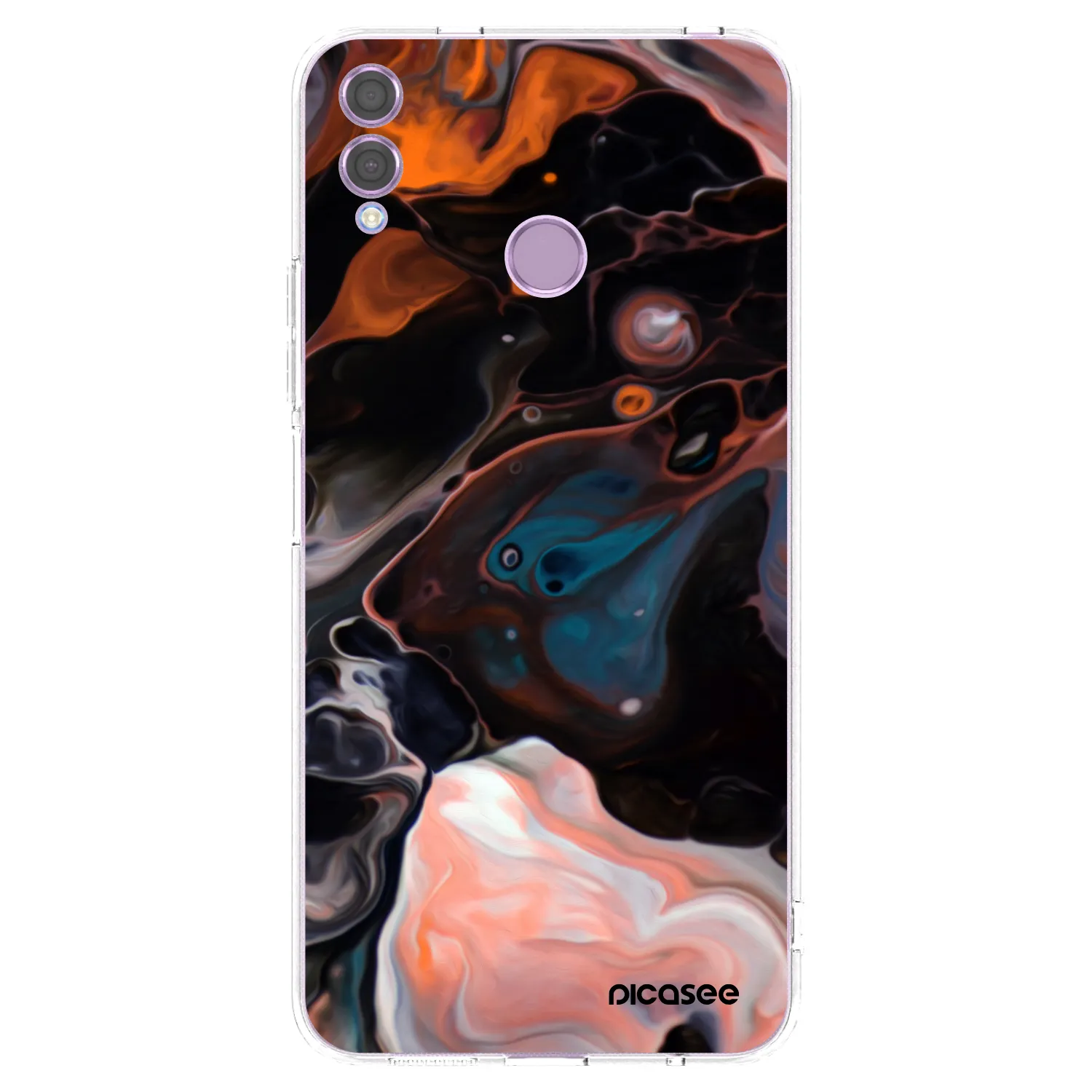 Picasee silikonový průhledný obal pro Honor 8X - Cream