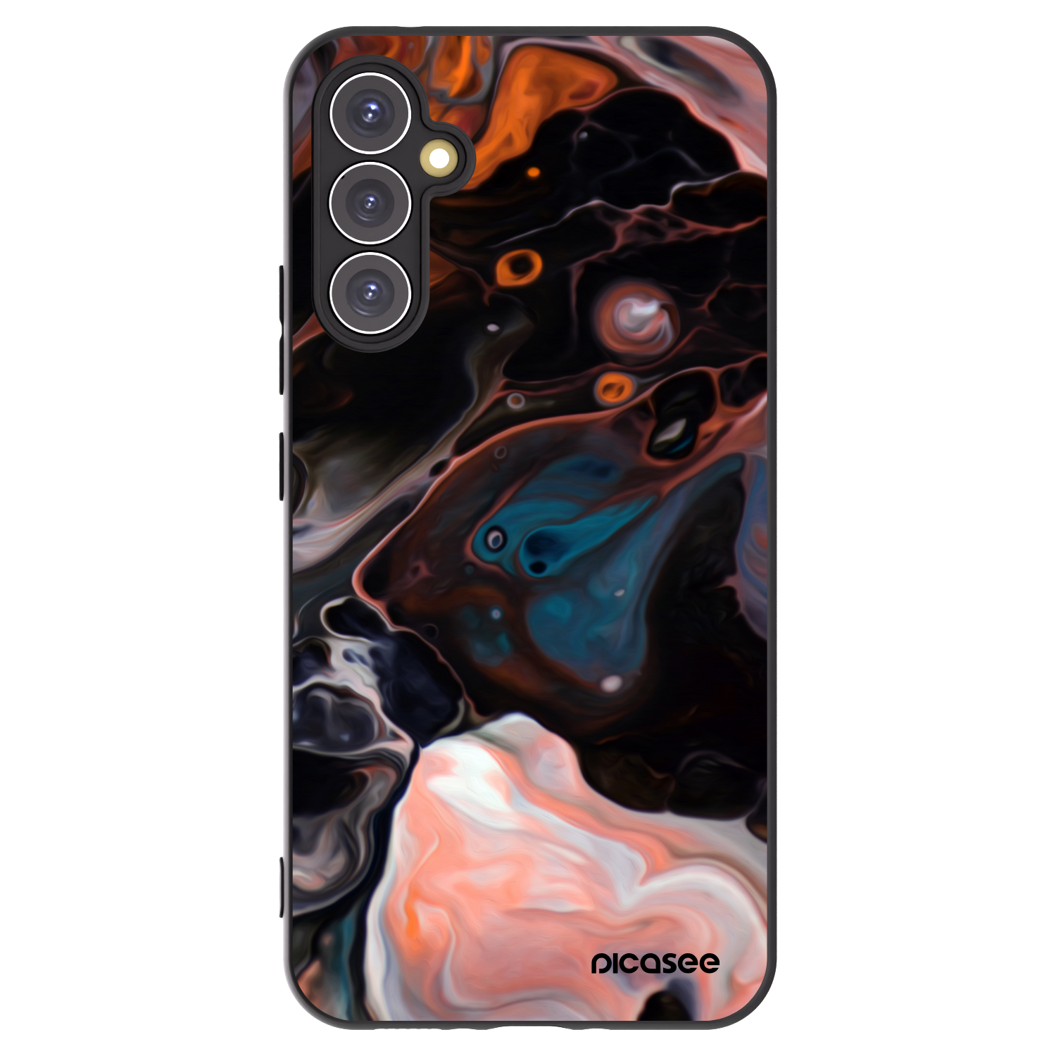 Picasee silikonový černý obal pro Samsung Galaxy A34 5G A346B - Cream