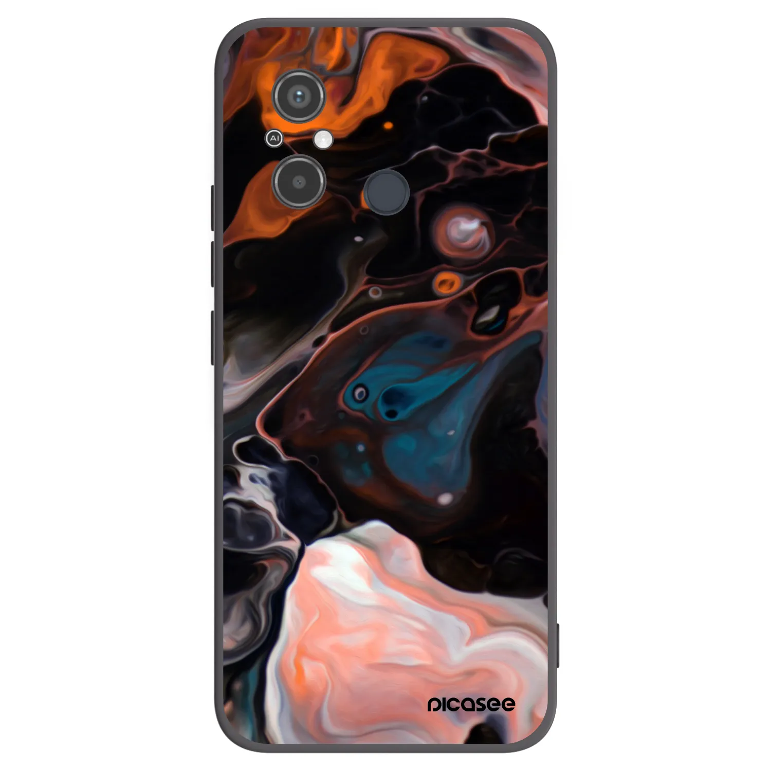 Picasee silikonový černý obal pro Xiaomi Redmi 12C - Cream