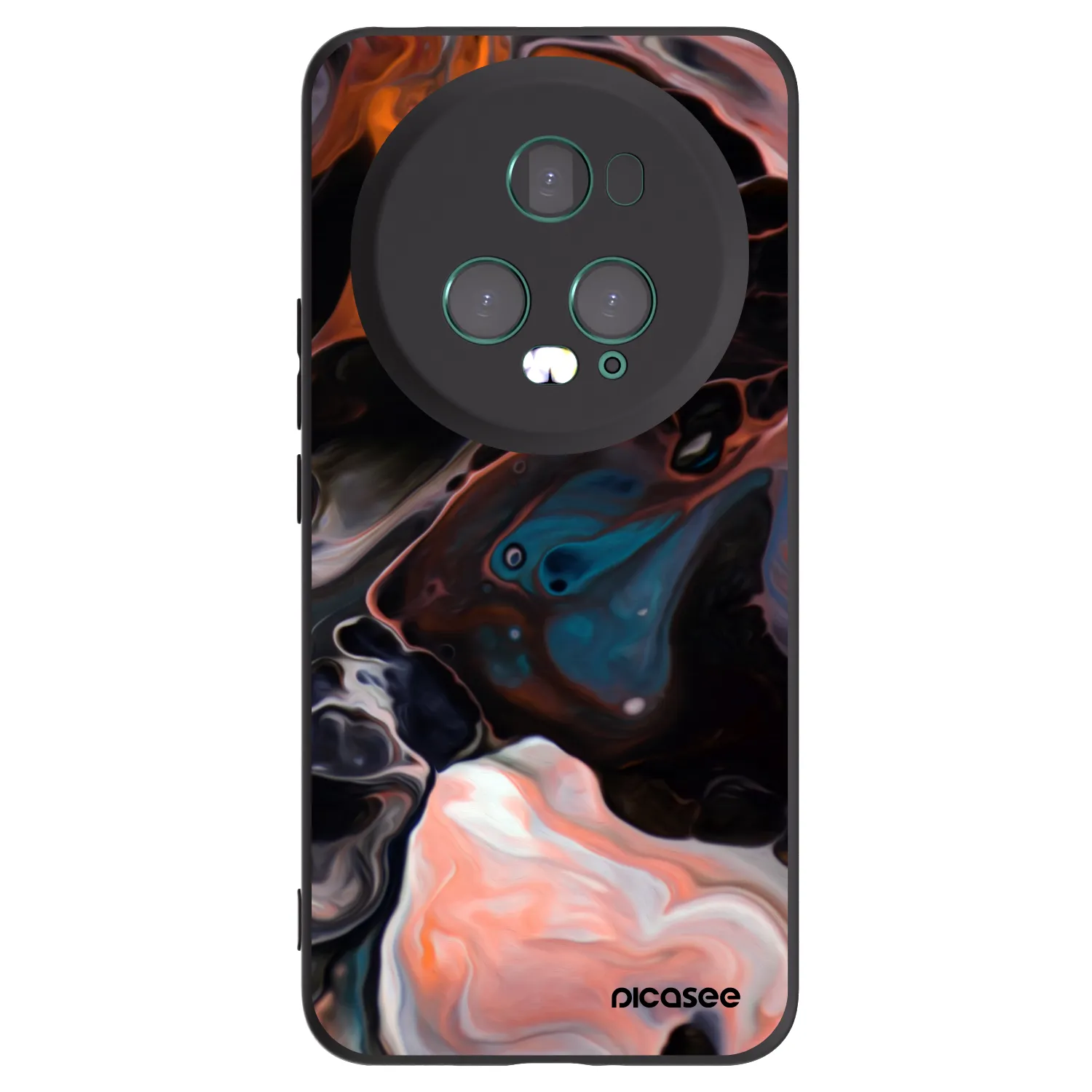 Picasee silikonový černý obal pro Honor Magic5 Pro - Cream