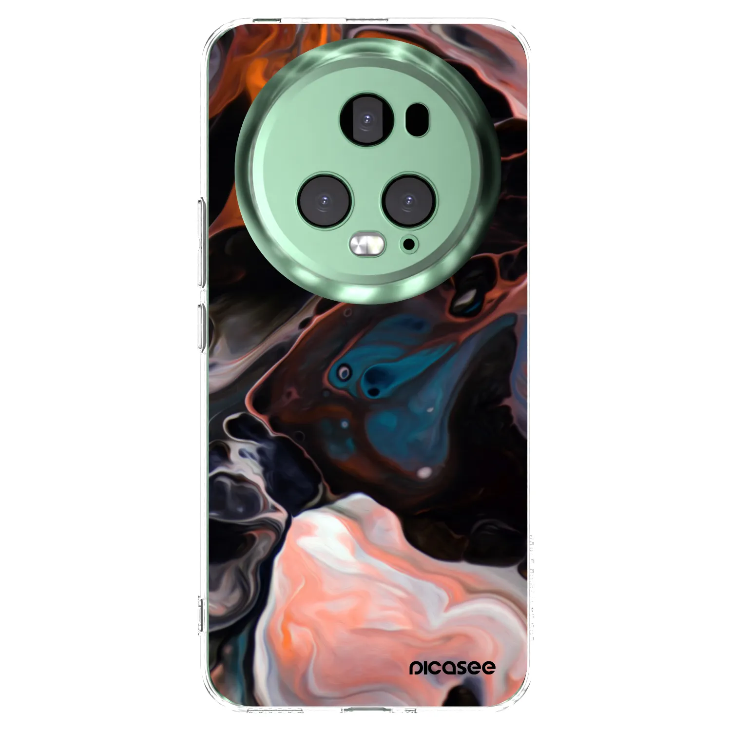 Picasee silikonový průhledný obal pro Honor Magic5 Pro - Cream