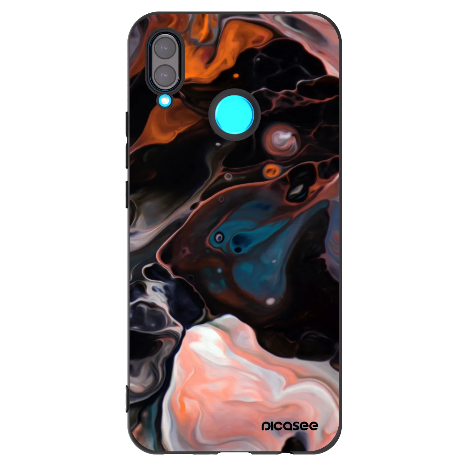 Picasee silikonový černý obal pro Huawei Nova 3i - Cream