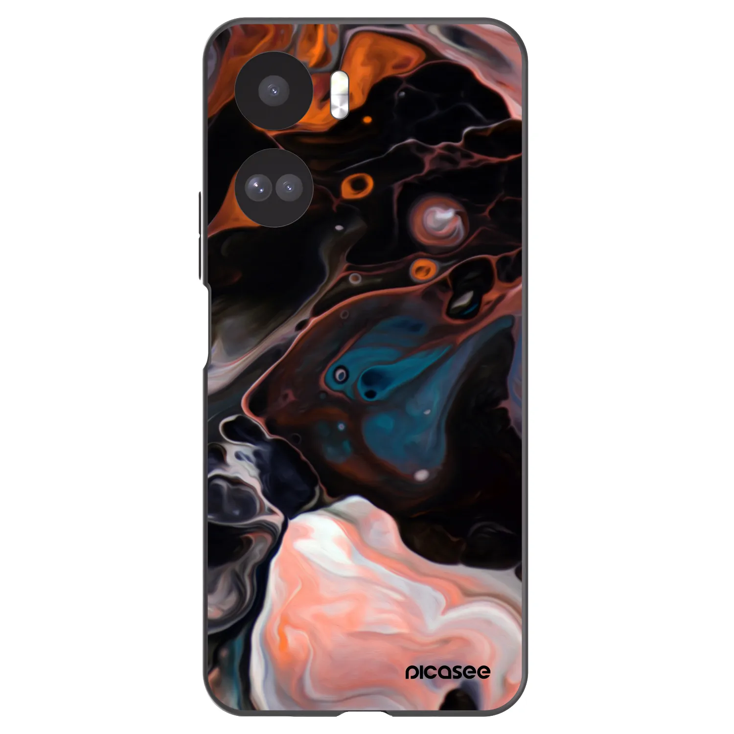 Picasee silikonový černý obal pro Honor 90 Lite 5G - Cream