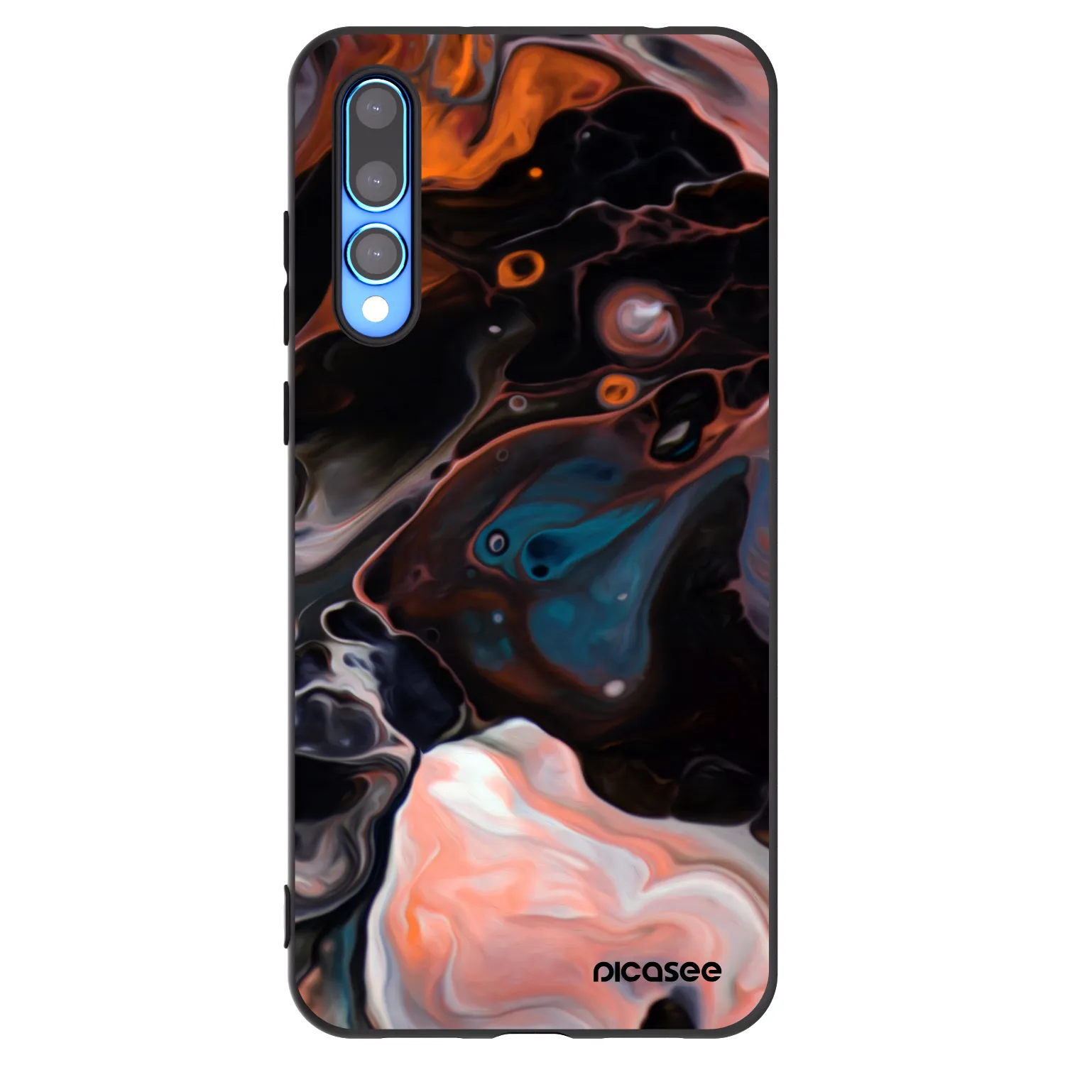 Picasee silikonový černý obal pro Huawei P20 Pro - Cream
