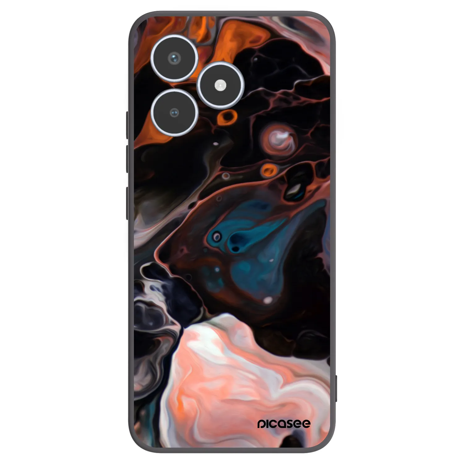 Picasee silikonový černý obal pro Realme C53 - Cream