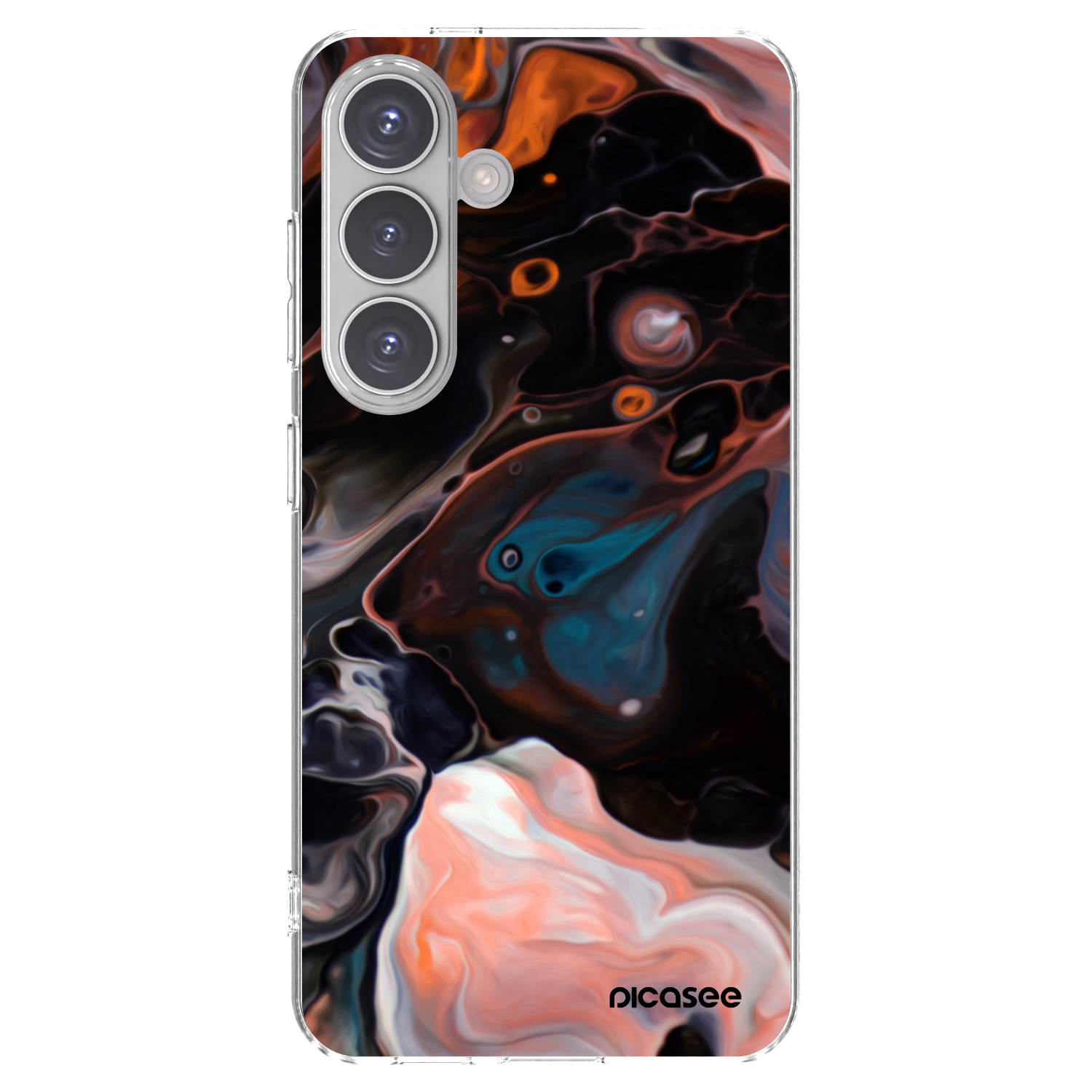 Picasee silikonový průhledný obal pro Samsung Galaxy S24 S921B 5G - Cream