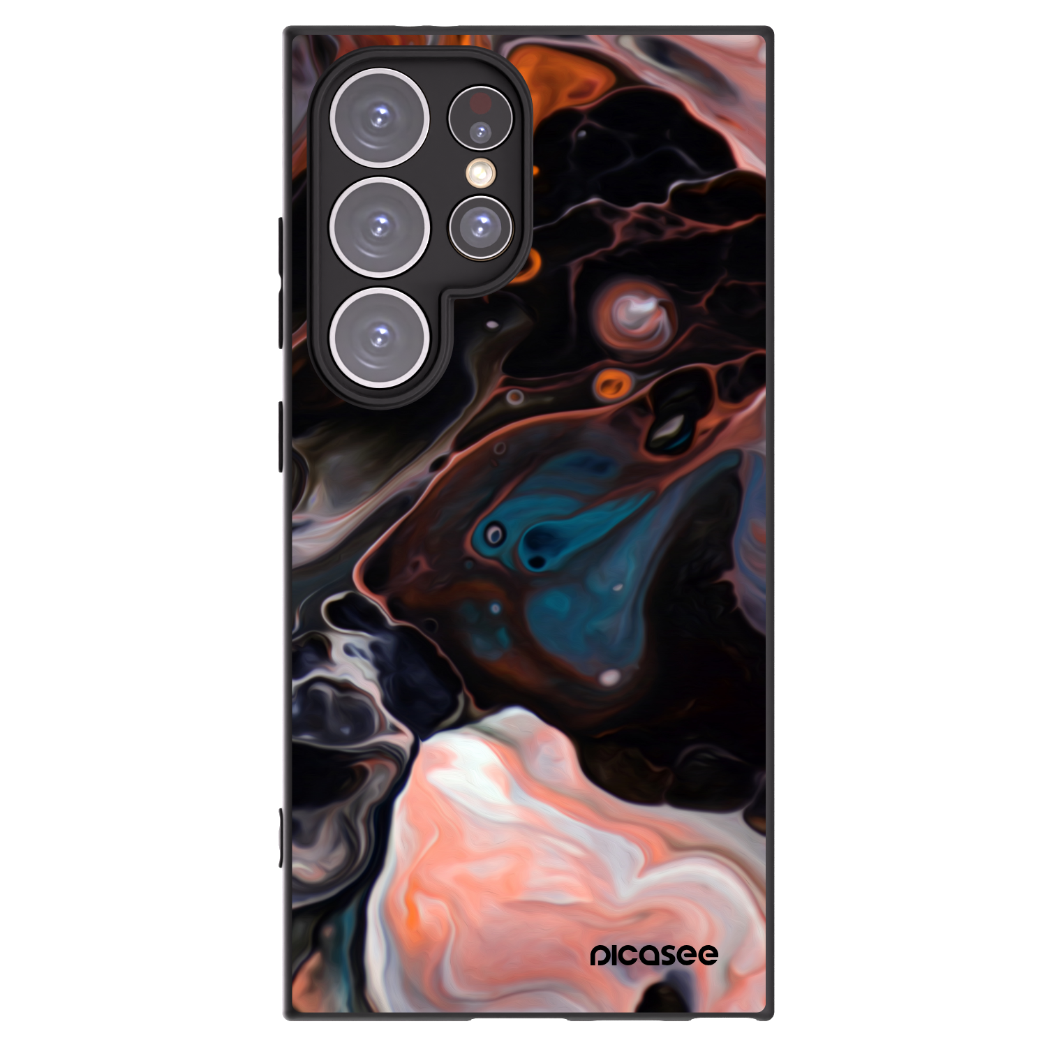 Picasee silikonový černý obal pro Samsung Galaxy S24 Ultra S928B 5G - Cream
