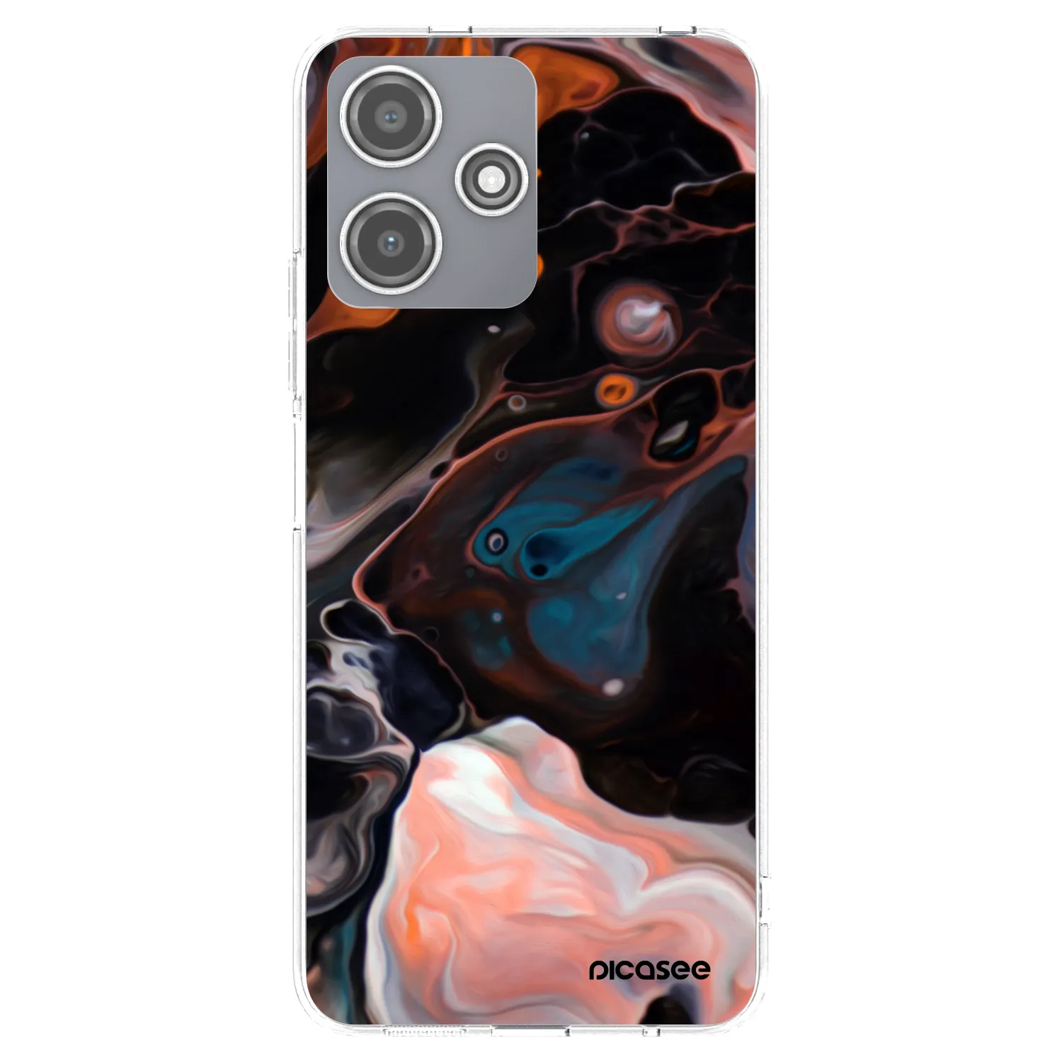 Picasee silikonový průhledný obal pro Xiaomi Redmi 12 5G - Cream