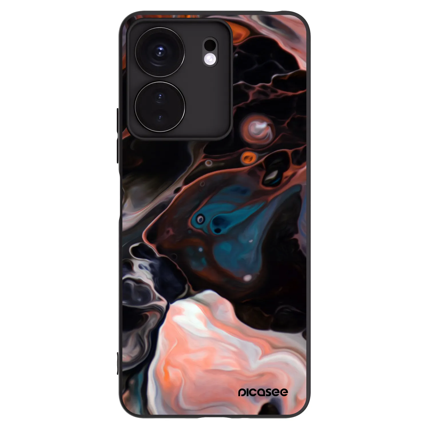 Picasee silikonový černý obal pro Xiaomi Redmi 13C 4G - Cream