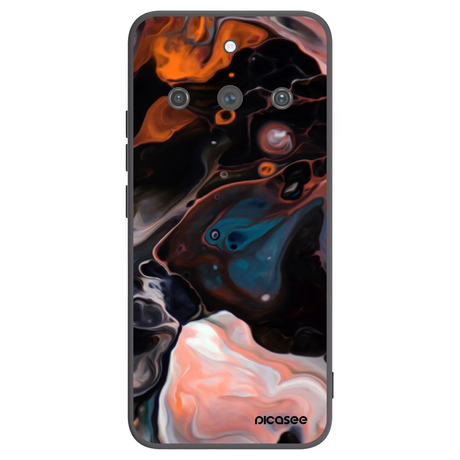 Picasee silikonový černý obal pro Realme 11 Pro+ - Cream