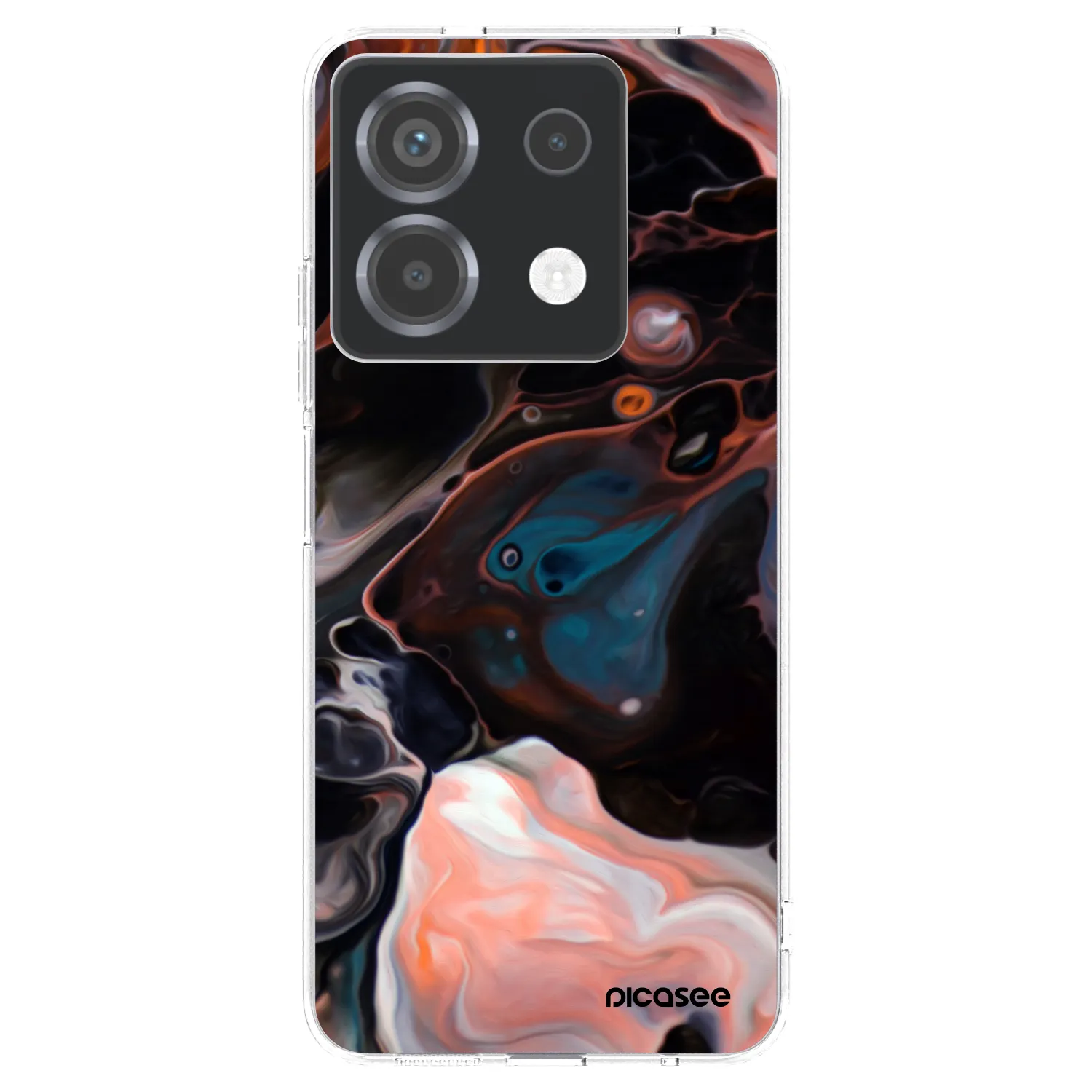 Picasee silikonový průhledný obal pro Xiaomi Poco X6 - Cream