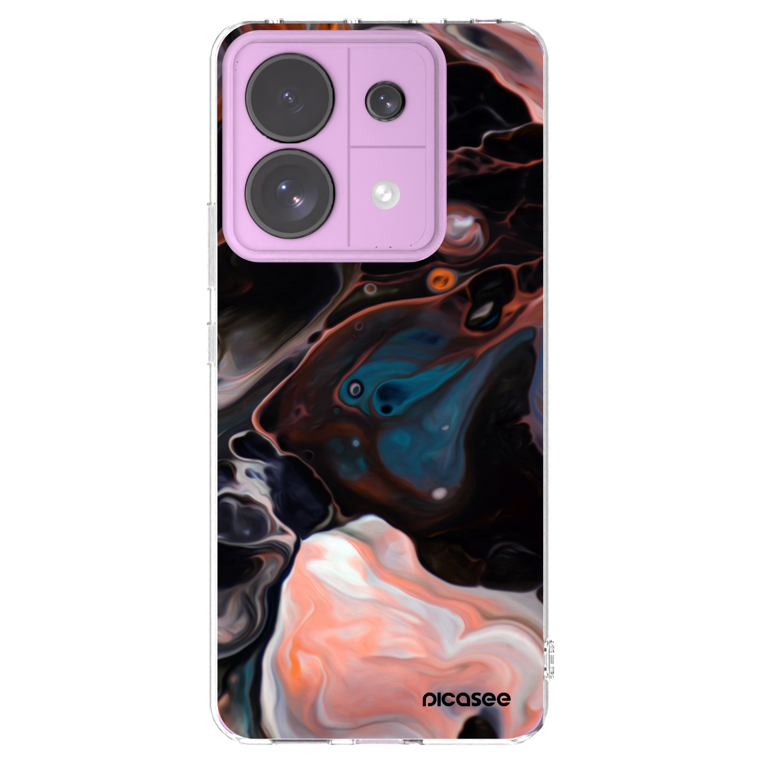 Picasee silikonový průhledný obal pro Xiaomi Redmi Note 13 Pro 5G - Cream