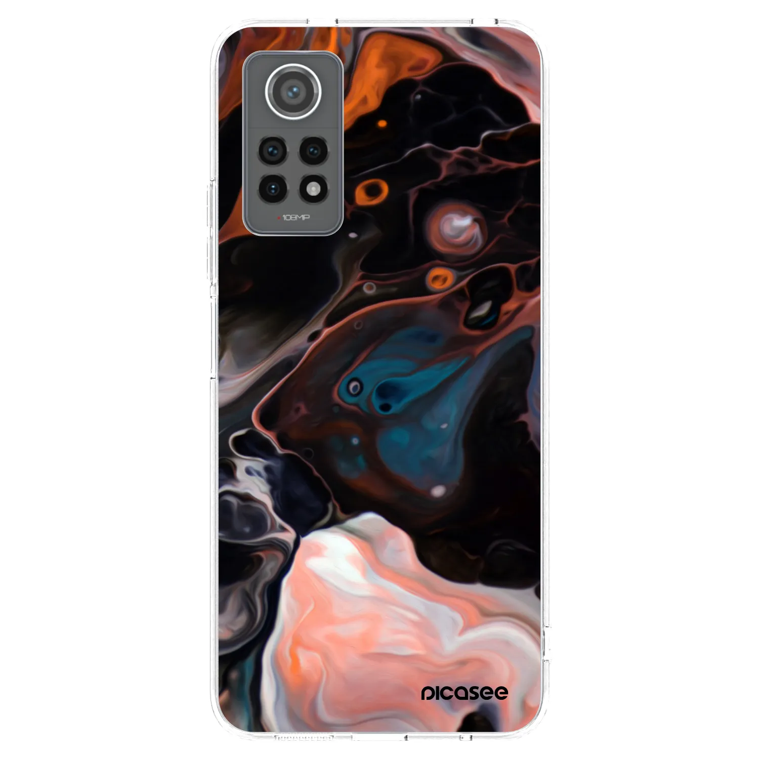 Picasee silikonový průhledný obal pro Xiaomi Redmi Note 12 Pro 4G - Cream