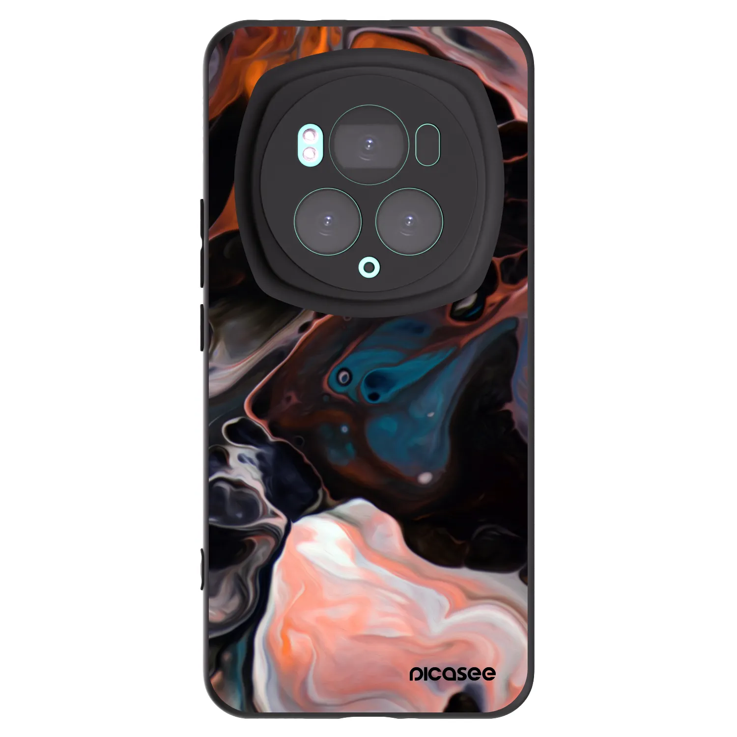 Picasee silikonový černý obal pro Honor Magic6 Pro - Cream